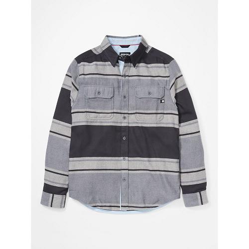 Marmot Del Norte Shirts For Mens Dark Grey YRJ165390